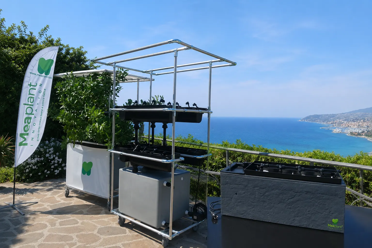 Meaplant Innovation patented soilless cultivation system